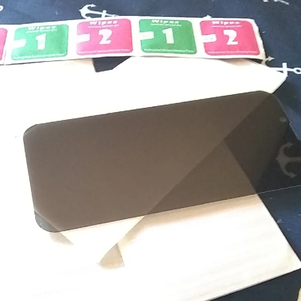 Black Tempered Glass Screen Protector iPhone 14!!